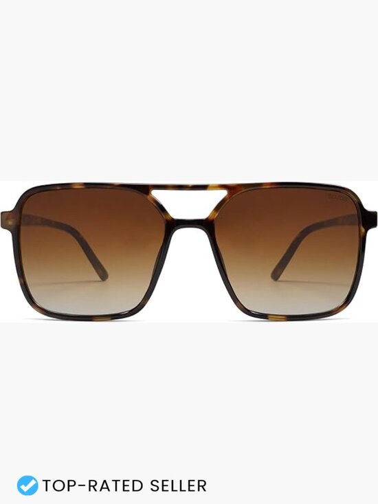 Vintage Aviator Square Sunglasses Retro 70s UV400 Sun Glasses Women Men main image 3